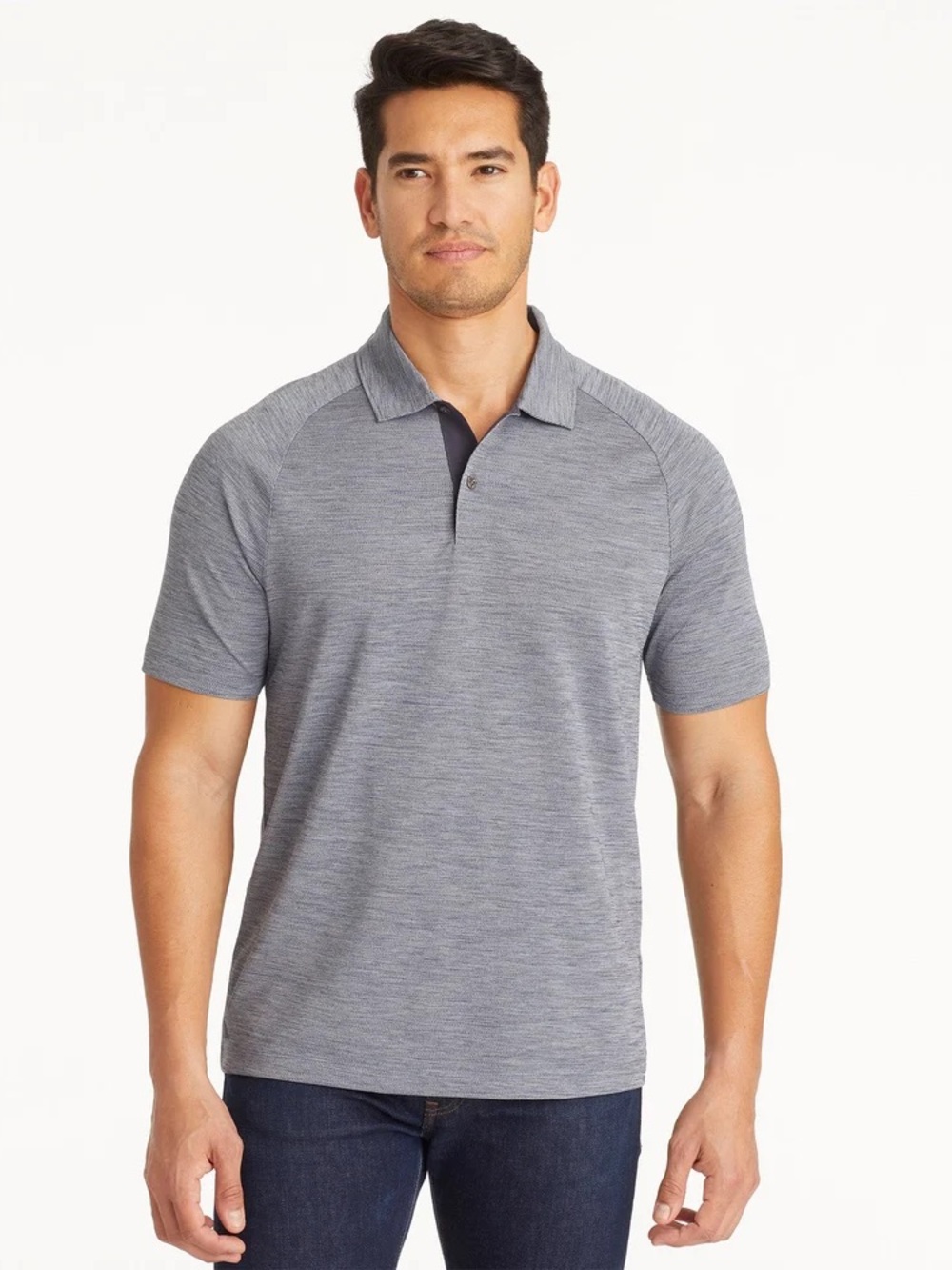 Untuckit Hannifer Regular Polo in Color DBL Men's Large